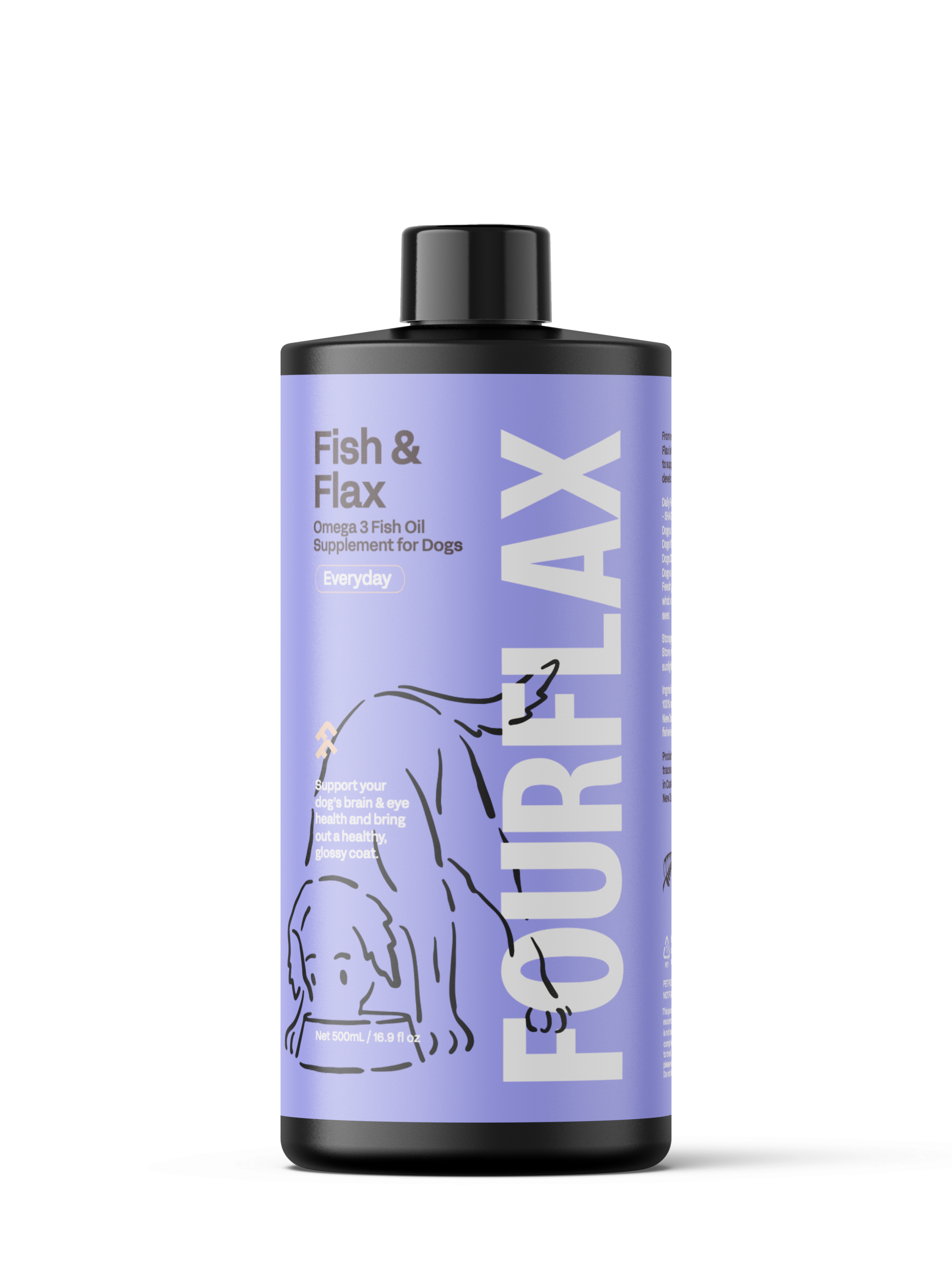 1102_CFF500_Canine_Fish_Flax_500ml_-_Frontpng | NZ MADE