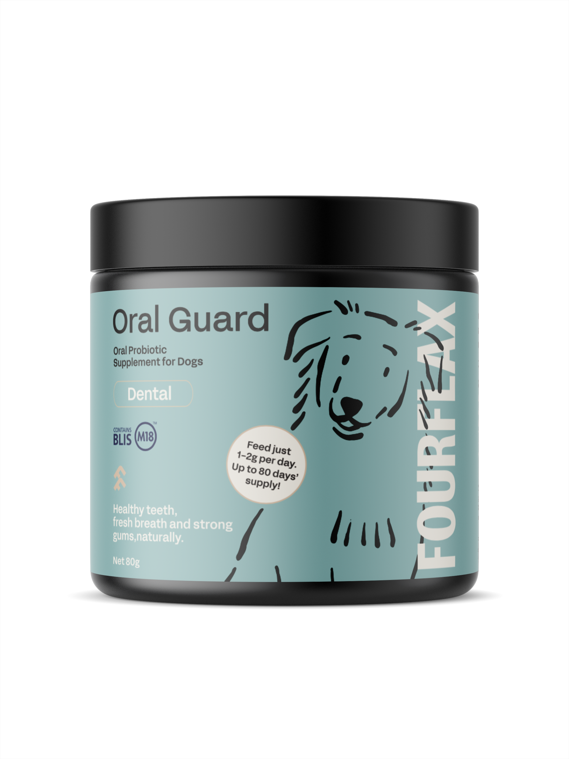 803-FFCOG80CanineOralGuard80g-Frontpng | NZ MADE